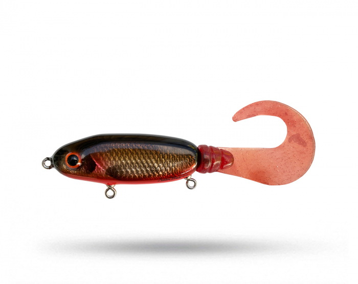 Juhlin Baits Hunchback Tail Junior - Coppar Shiner i gruppen Fiskedrag / Tailbeten hos Örebro Fiske & Outdoor AB (Hunchback Jr-Coppar Shi)